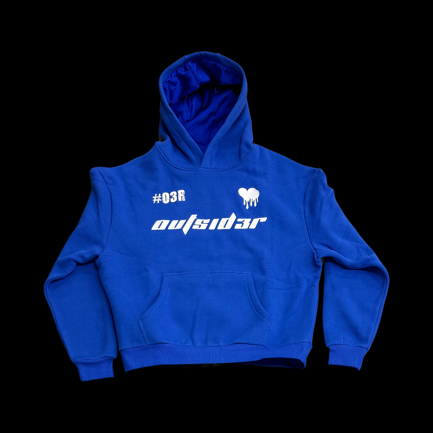 Ɛ3 OUTSID3R HOODIE V1 - BLUE